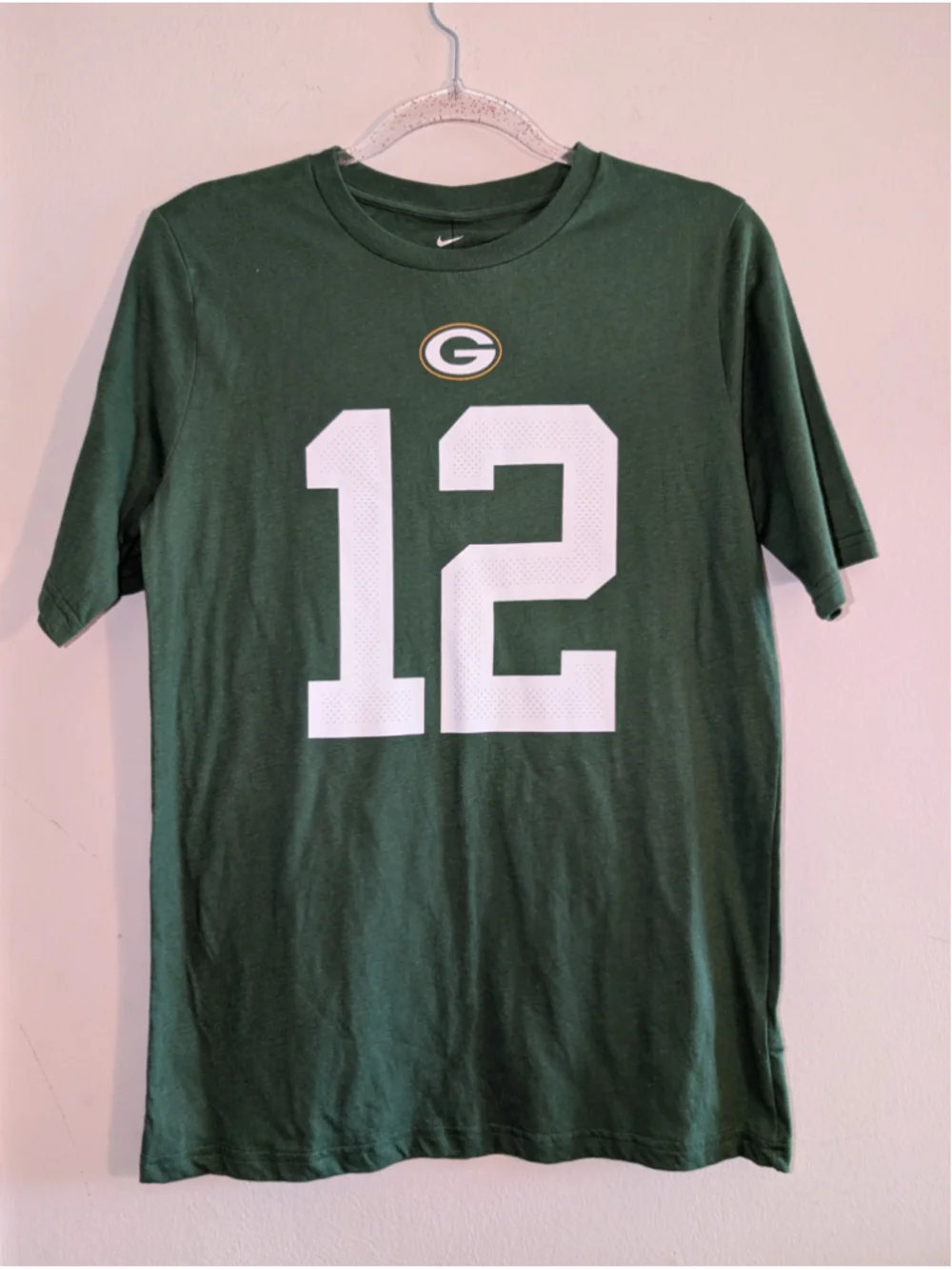 Nike Green Bay Packers Aaron Rodgers #12 Green XL Tshirt